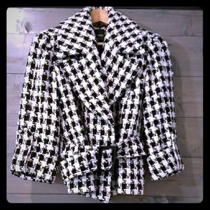 Black and White checkered Esprit jacket